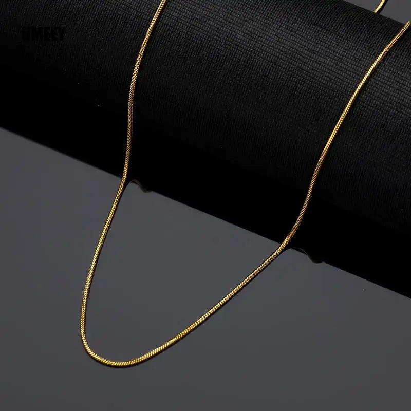 Miami Ice 3mm Round Snake Chain - White Gold