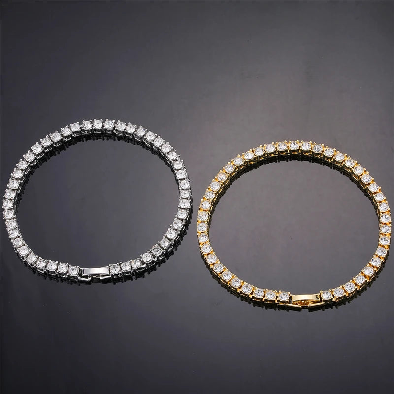 4MM Men's Iced Out Bracelet