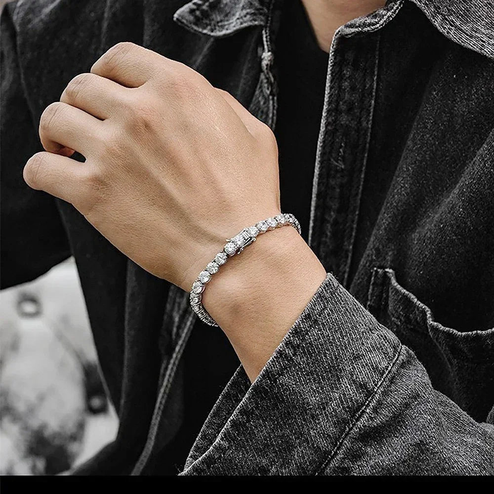 Miami Ice 5mm Tennis Bracelet - White Gold