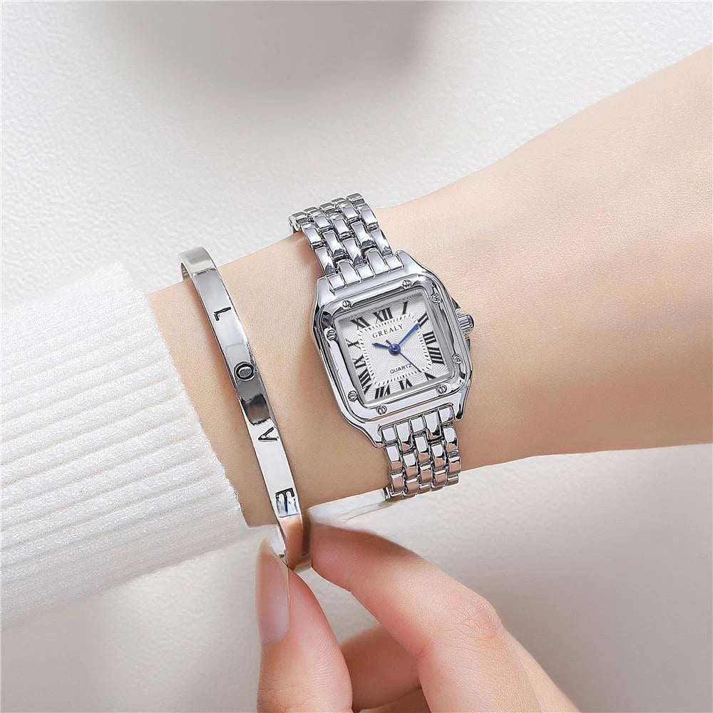 Luxury Women's Fashion Square Watch