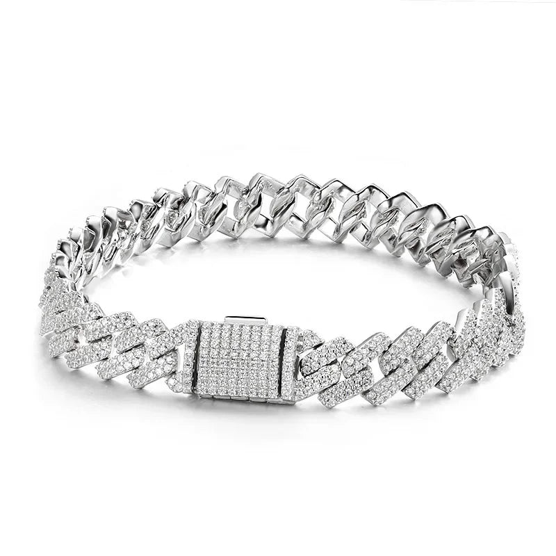 Miami Ice PRONG 18MM - White Gold