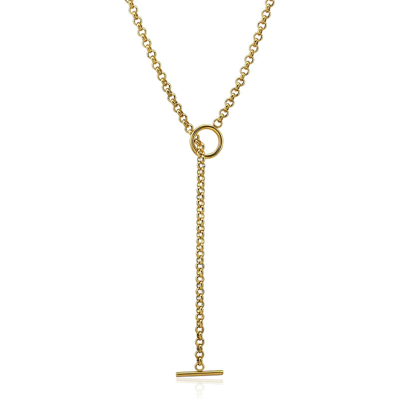 Miami Ice Link Chain + Toggle Pendant
