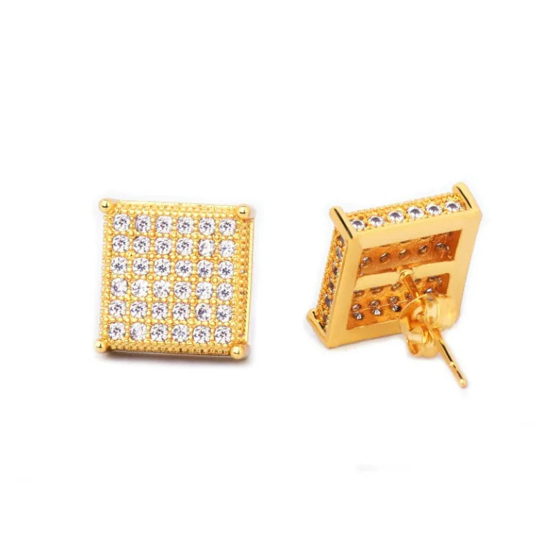 Unisex Hip Hop Studs