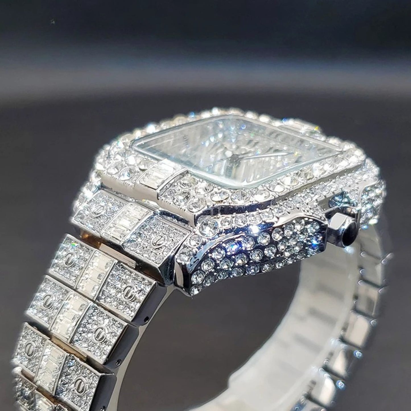 Luxury Diamond Men's Quartz Watch