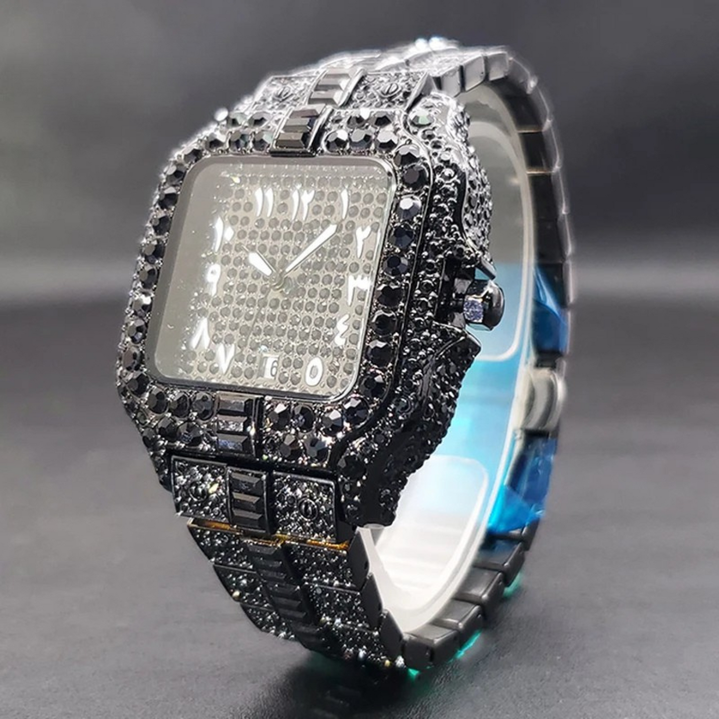 Luxury Diamond Men's Quartz Watch