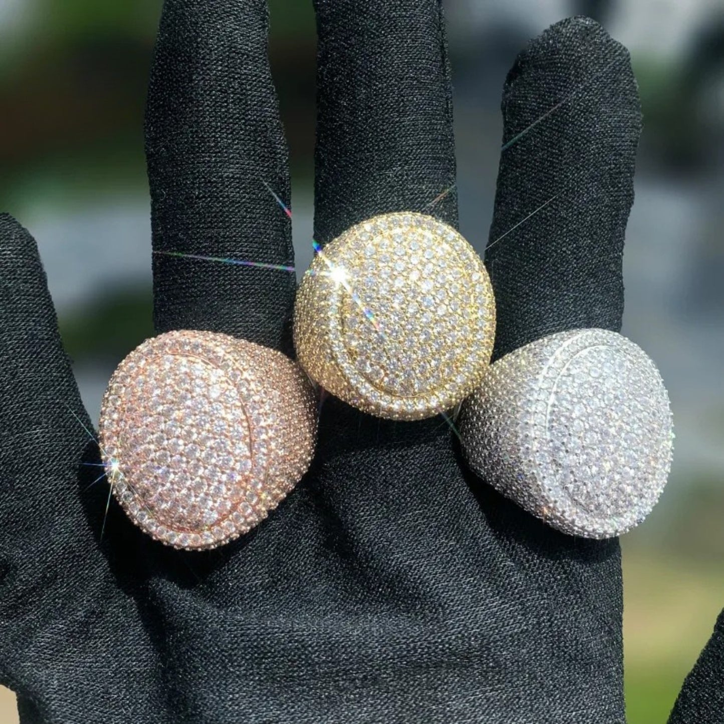 Hip Hop Oval Ring