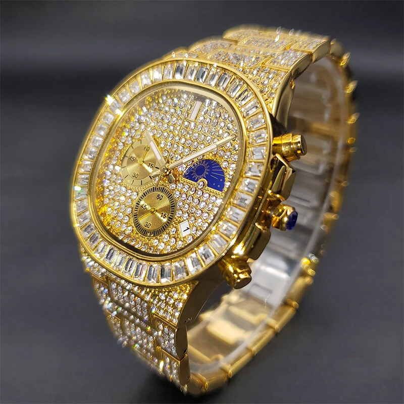 Miami Ice Atlas Baguette Watch