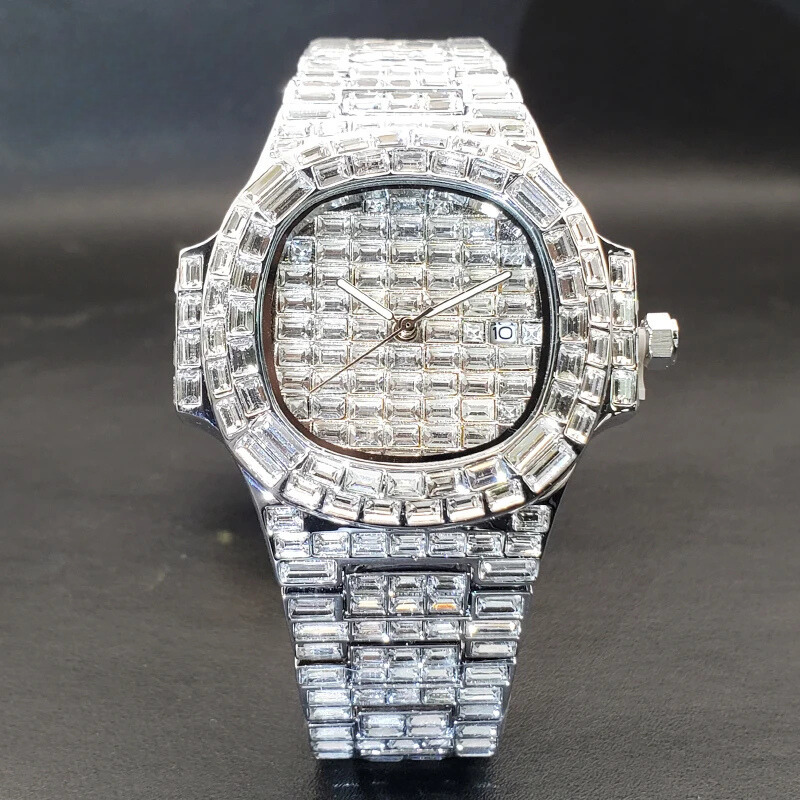 Miami Ice Baguette Aquilis Watch