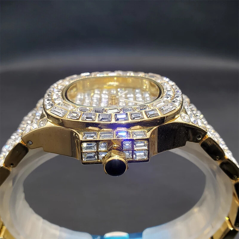 Miami Ice Baguette Aquilis Watch