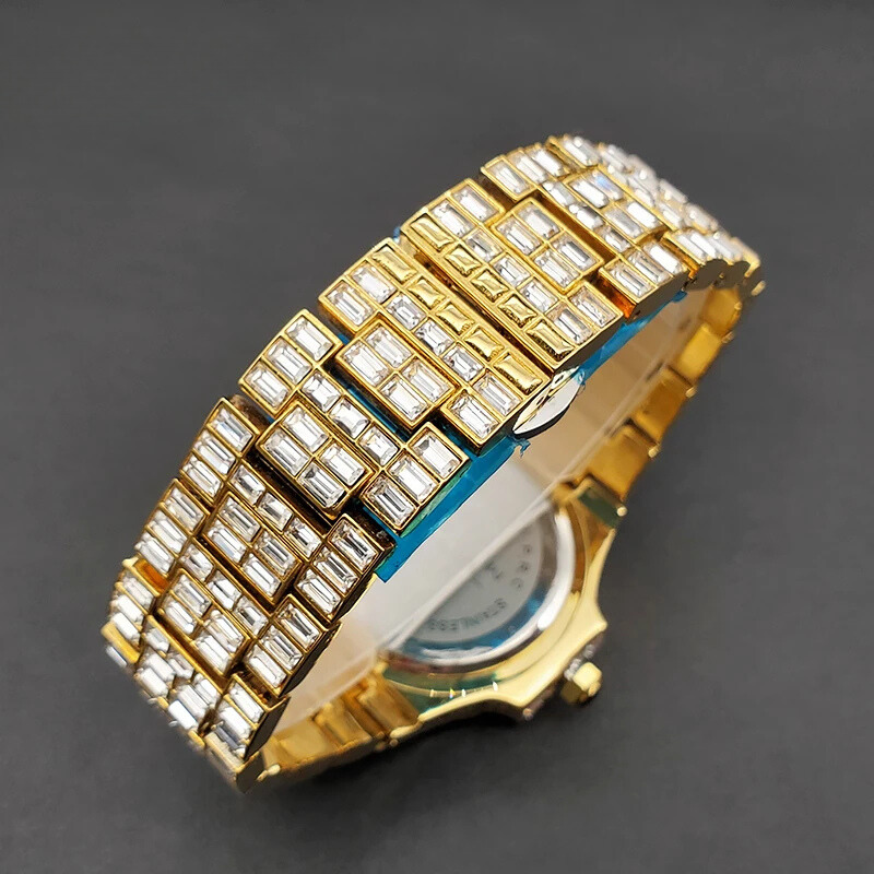 Miami Ice Baguette Aquilis Watch