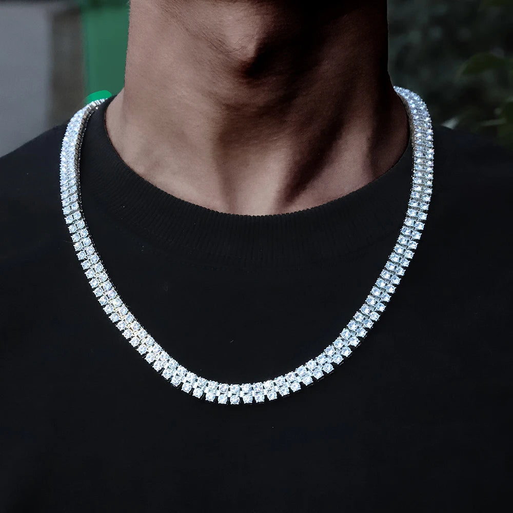 White Gold Tennis Chain
