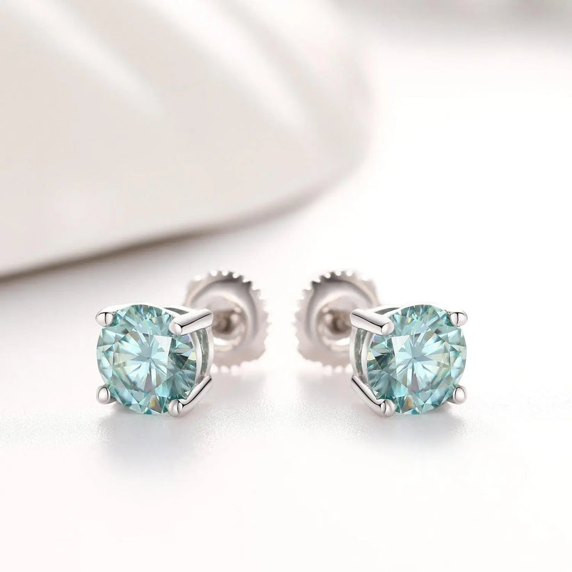 White Gold Vermeil Earrings