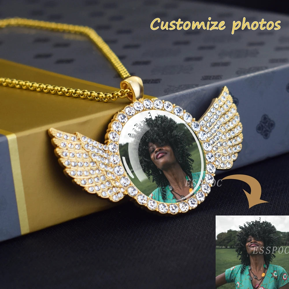 Wing Pendant with Picture