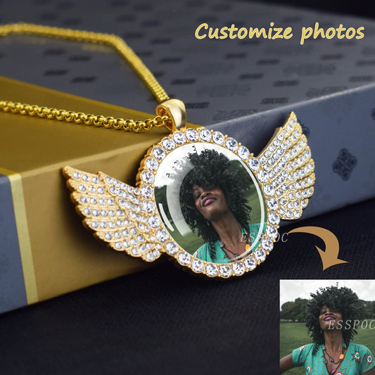 Wing Pendant with Picture