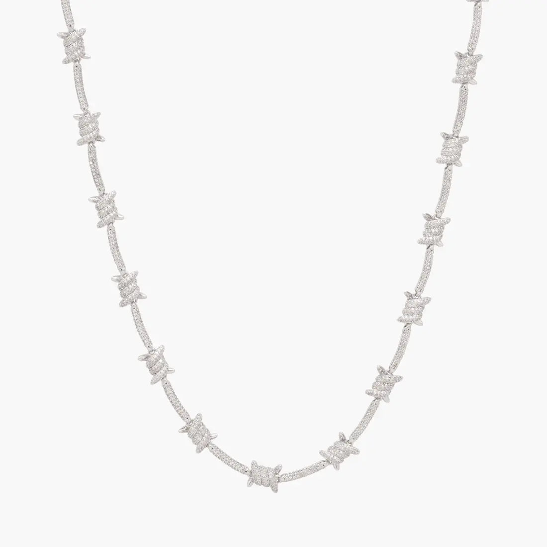 Miami Ice Iced Barbed Wire Chain
