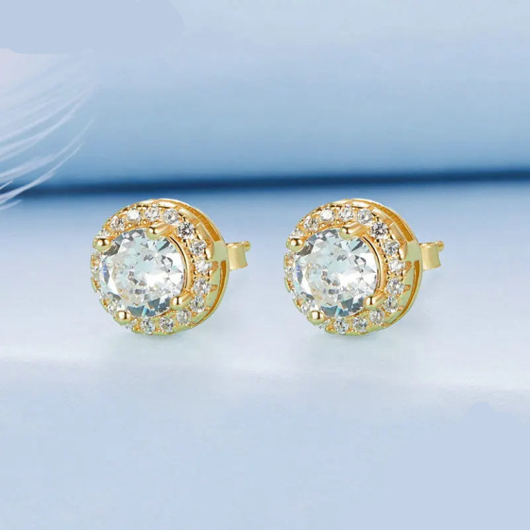Miami Ice Hip Pop Rock Earrings for Men