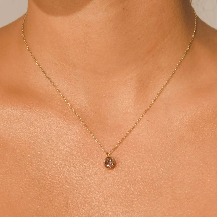 Miami Ice Gemstone Necklace - Light Amethyst
