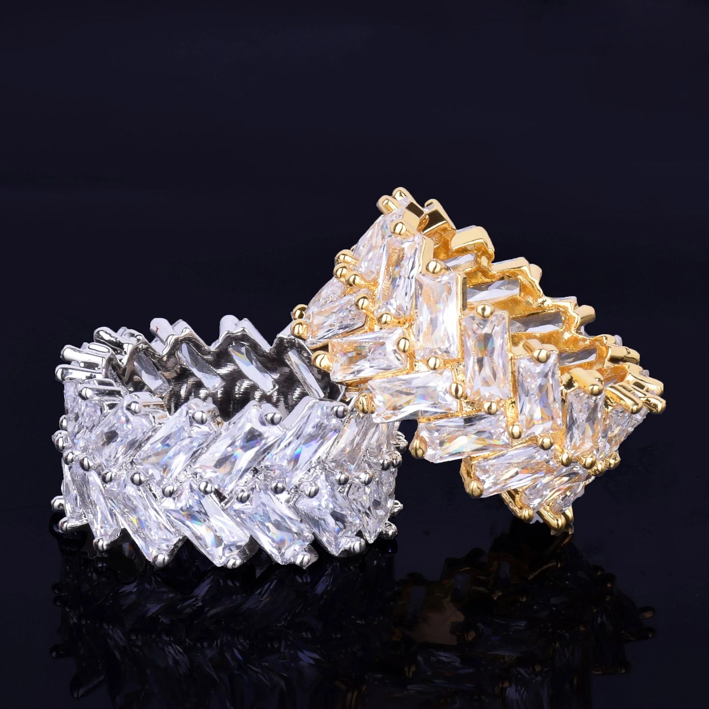 gold-plated hip-hop ring