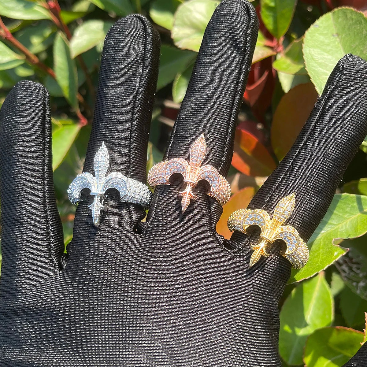 iced out men's ring