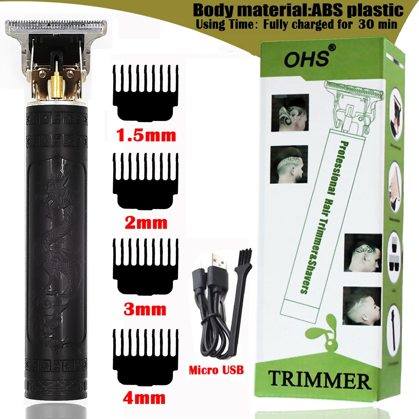 Professional Barber Hair Clippers/Trimmers 2.0
