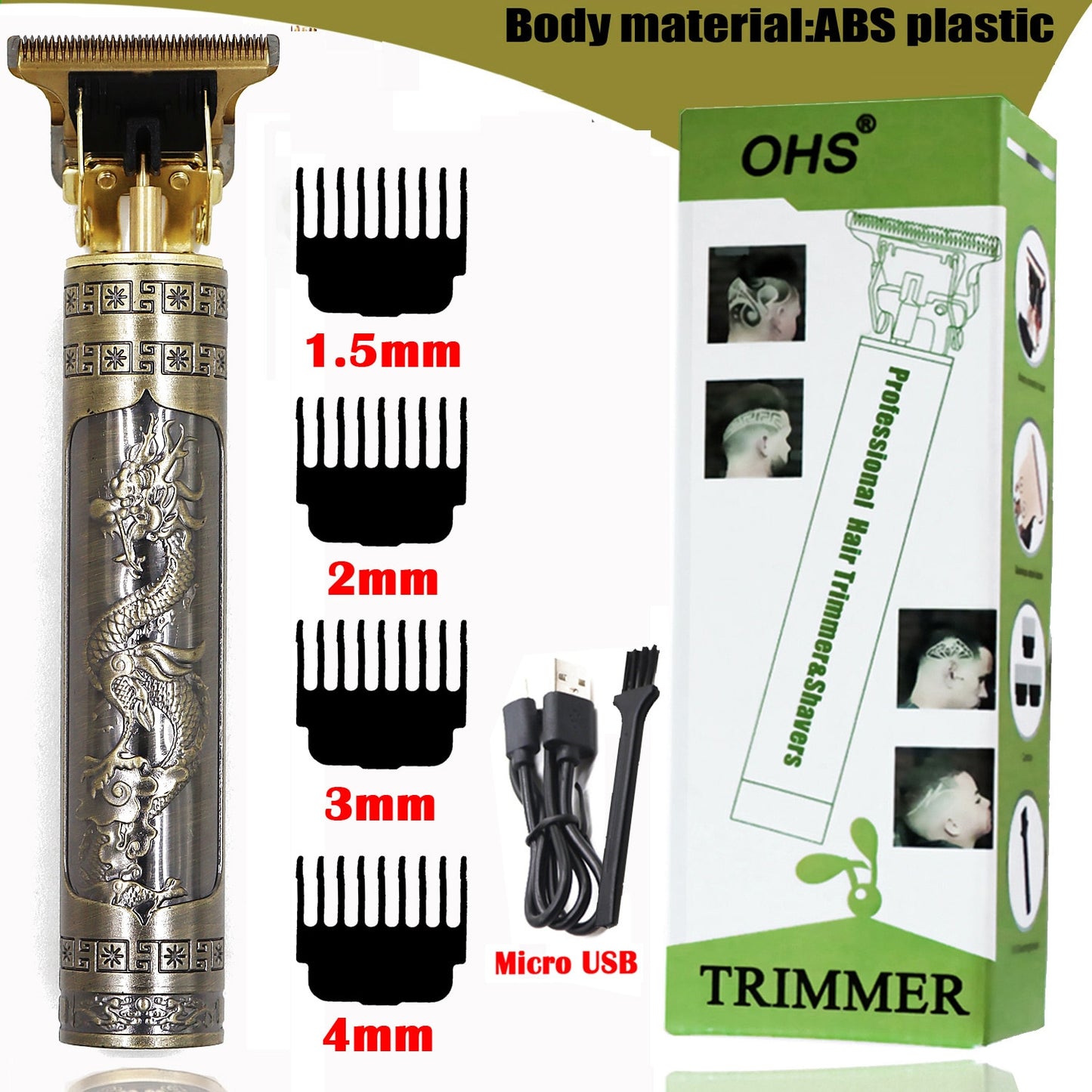 Professional Barber Hair Clippers/Trimmers 2.0