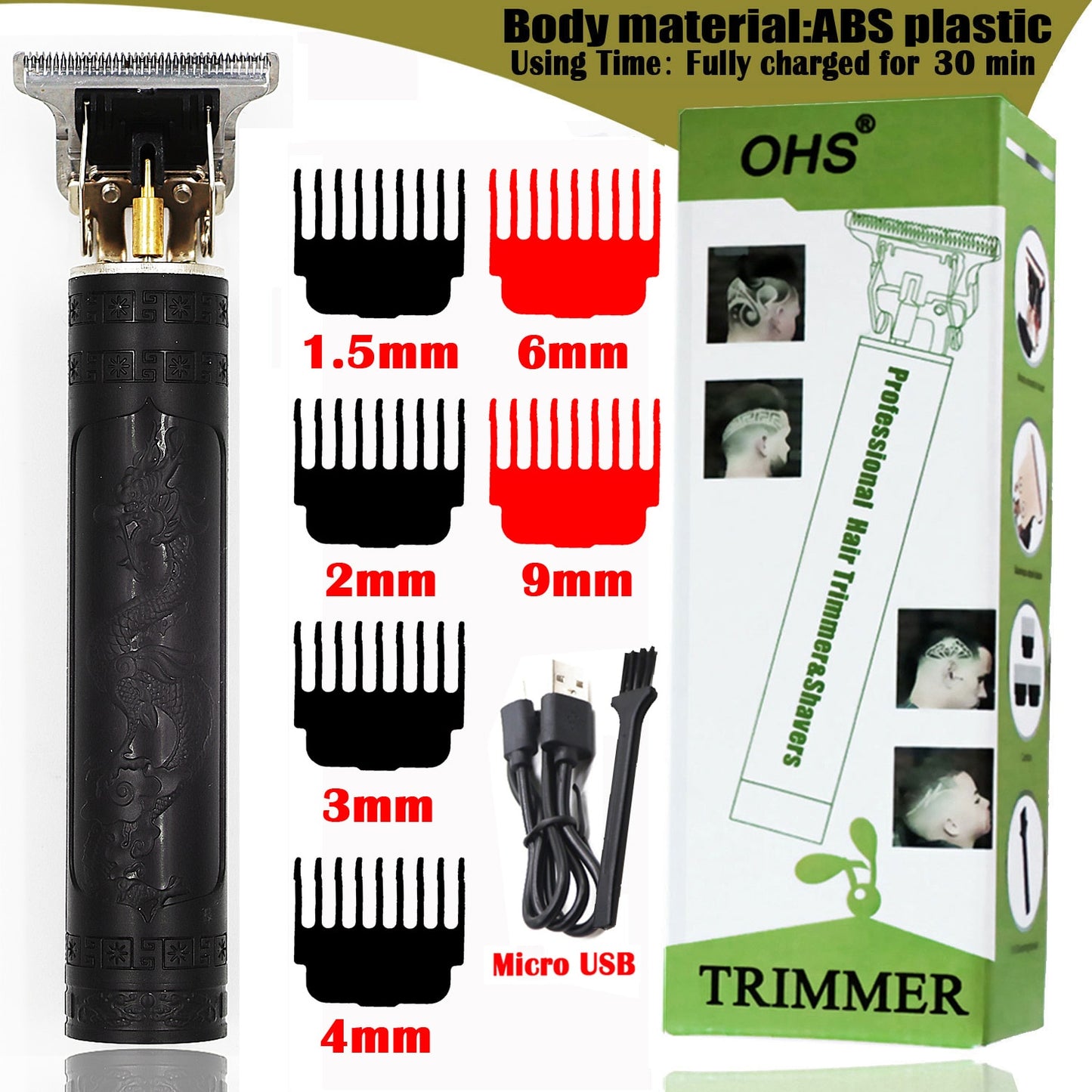 Professional Barber Hair Clippers/Trimmers 2.0
