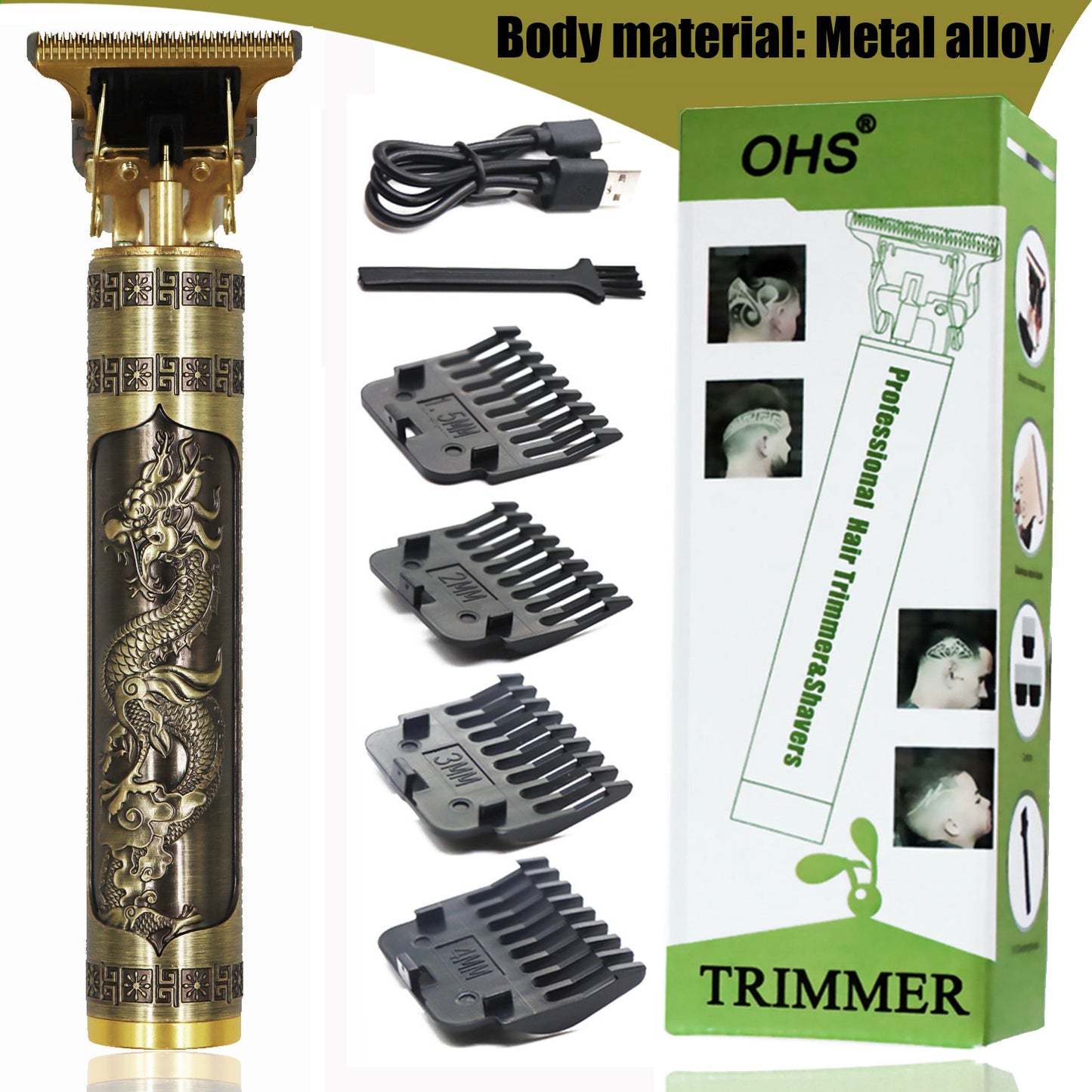 Professional Barber Hair Clippers/Trimmers 2.0
