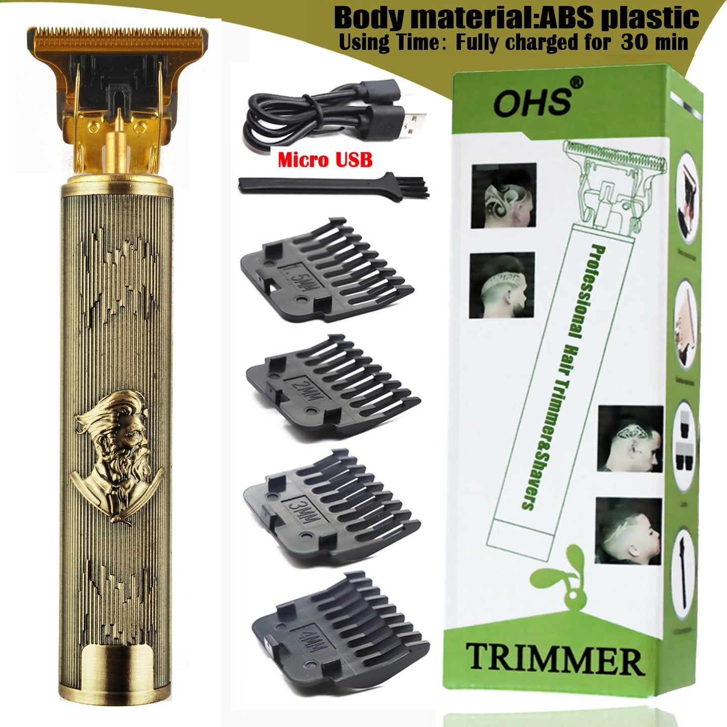 Professional Barber Hair Clippers/Trimmers 2.0