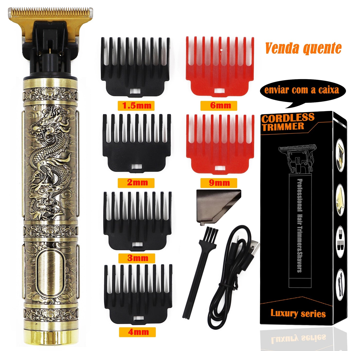Professional Barber Hair Clippers/Trimmers 2.0