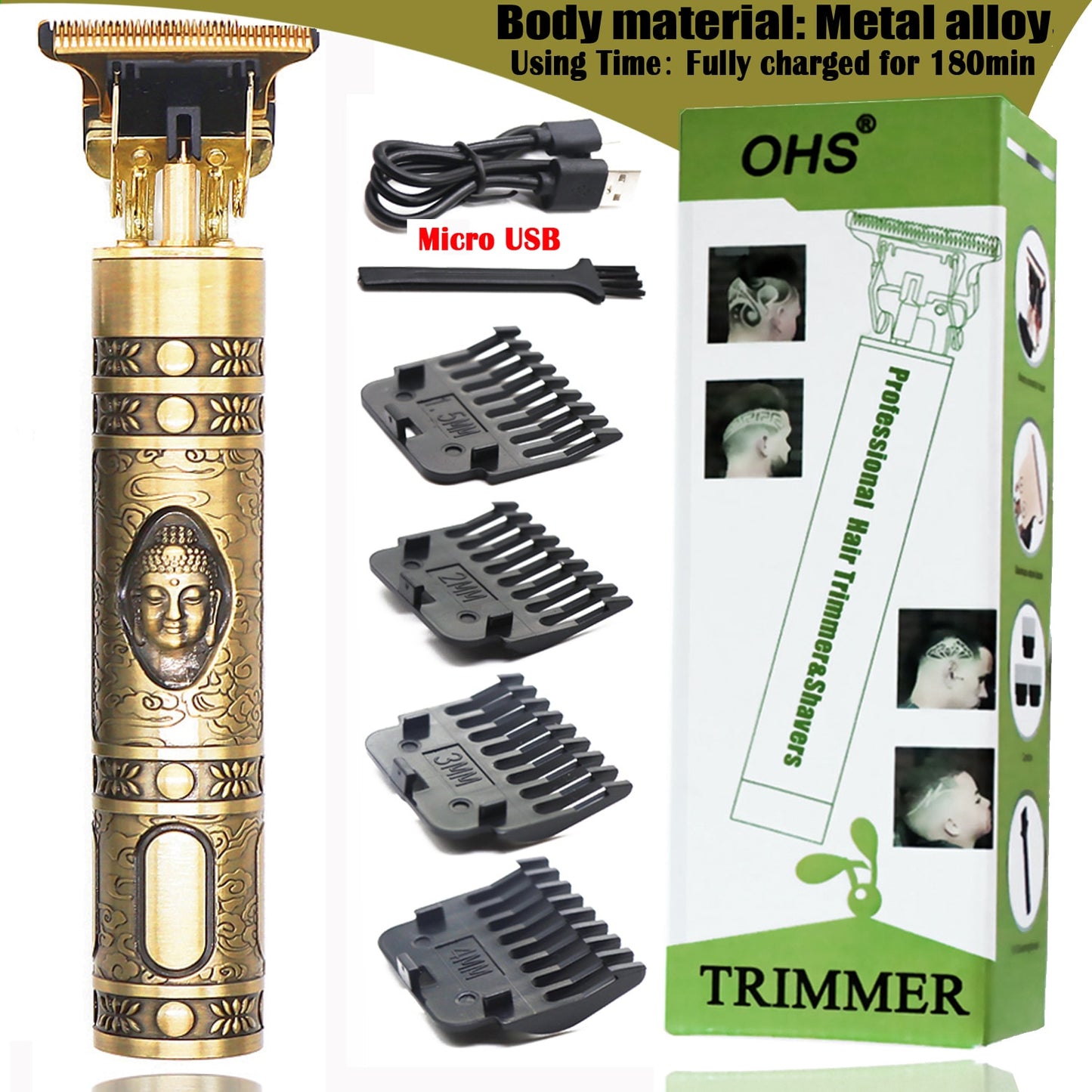 Professional Barber Hair Clippers/Trimmers 2.0
