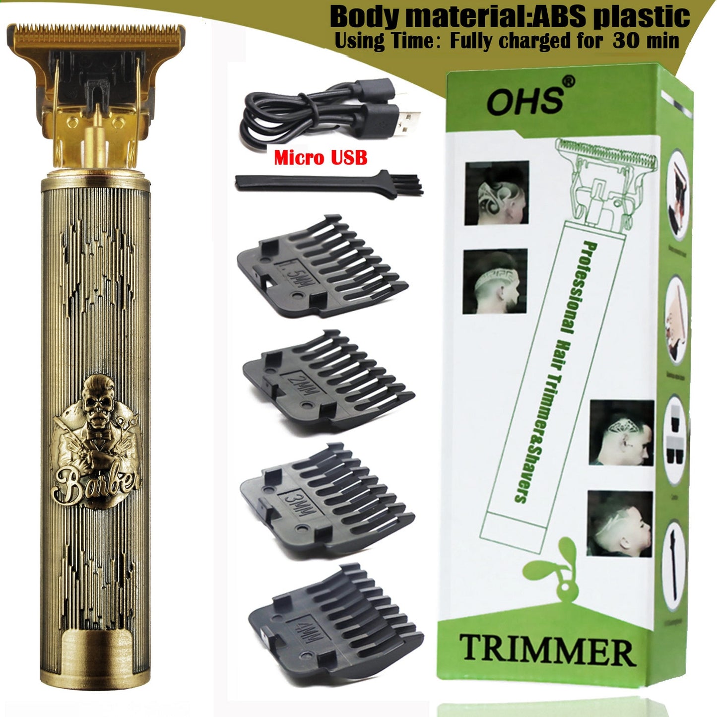 Professional Barber Hair Clippers/Trimmers 2.0