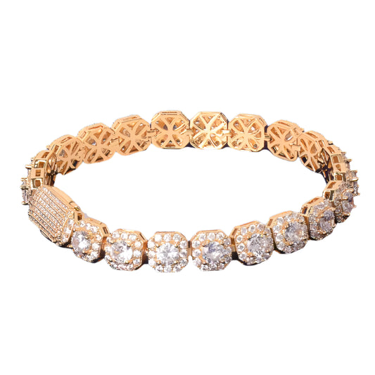 Miami Ice Vvs Clustered Bracelet - Gold