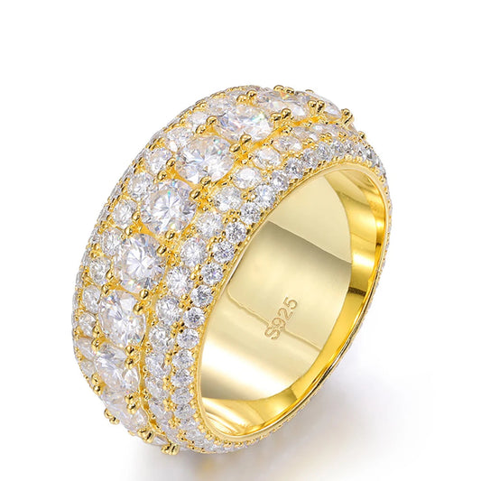 Miami Ice Spinnig Iced Out Ring