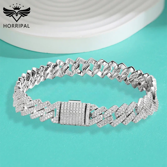 Miami Ice PRONG 18MM - White Gold