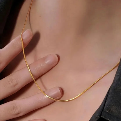 Miami Ice 3mm Round Snake Chain - Gold