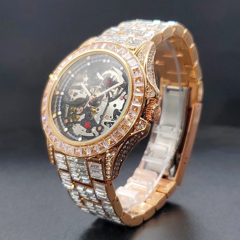 Miami Ice Astral Baguette Watch