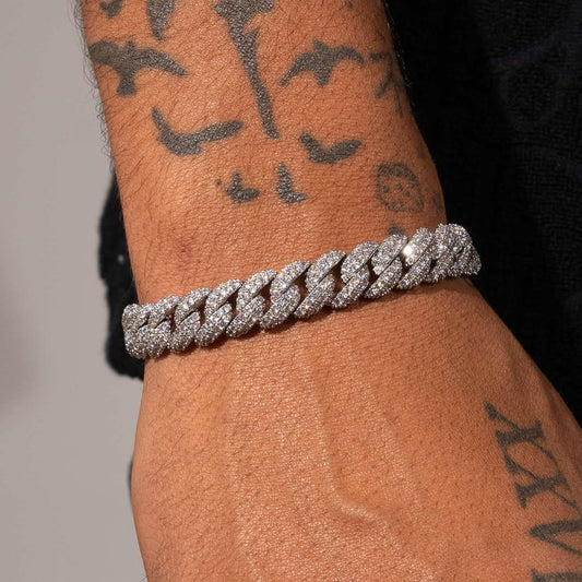 White Gold Link Bracelet
